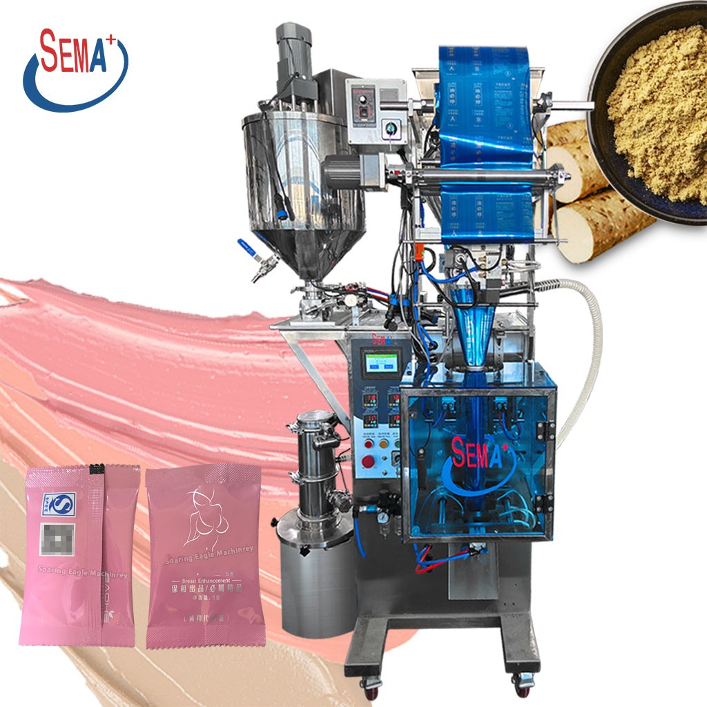 Powder and Paste Duble Pump Packaging Machine Forming Filling and Sealing Sachet Packing Machine Powder and Paste Duble Pump Packaging Machine Forming Filling and Sealing Sachet Packing Machine
