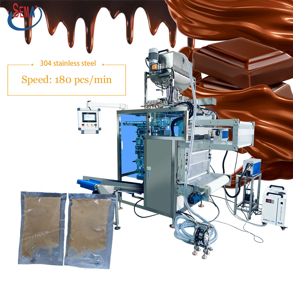 Multifunctional and Multi-channel Sauce Four Side Sealing Paste Multilanes Sachet Packaging Machine