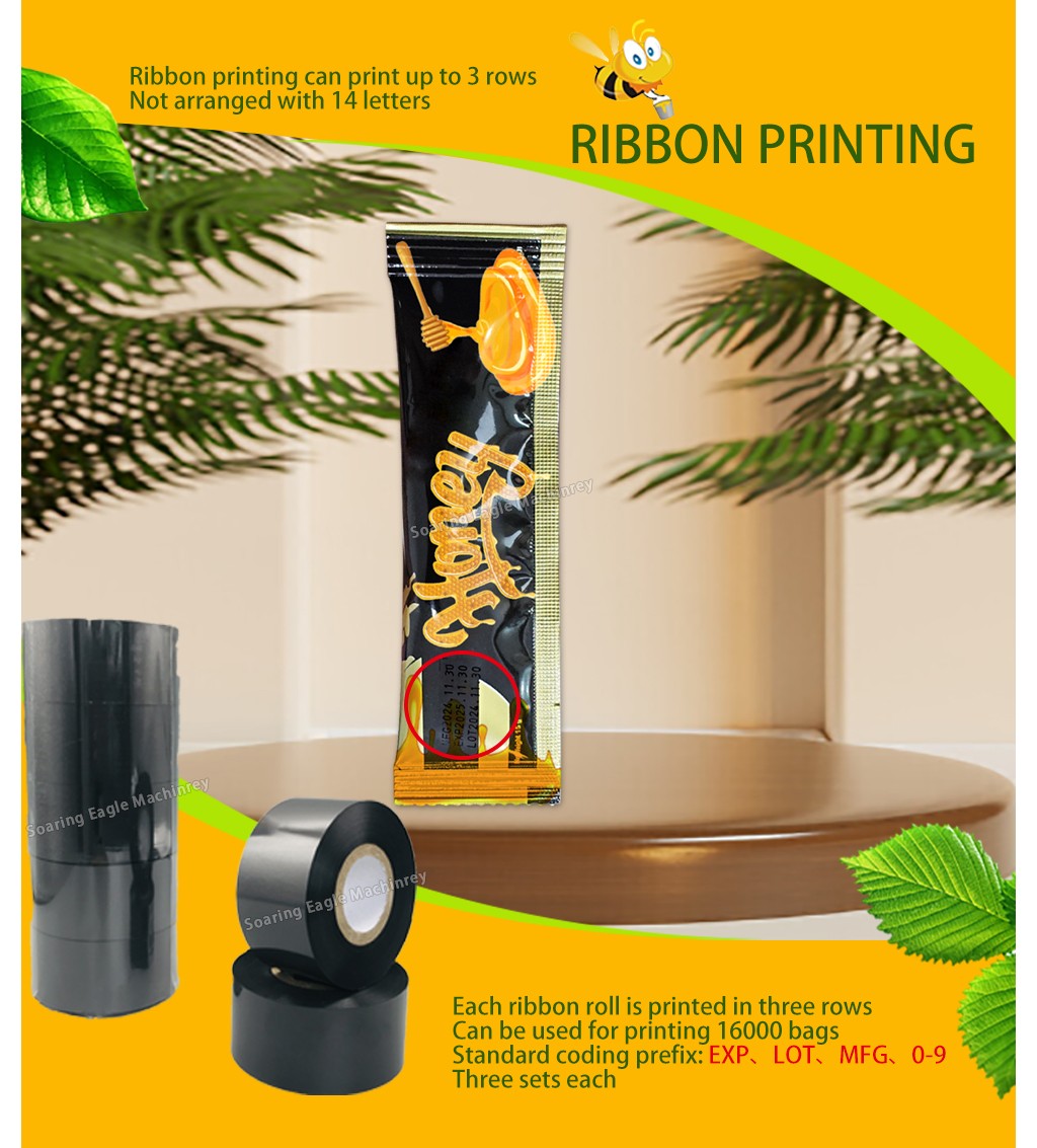 Paste Honey 10g 15g sachet packing machine three side sealing sachet packing machine Paste Honey 10g 15g sachet packing machine three side sealing sachet packing machine