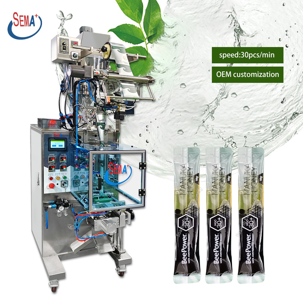 Paste viscous B level honey sachet packing machine