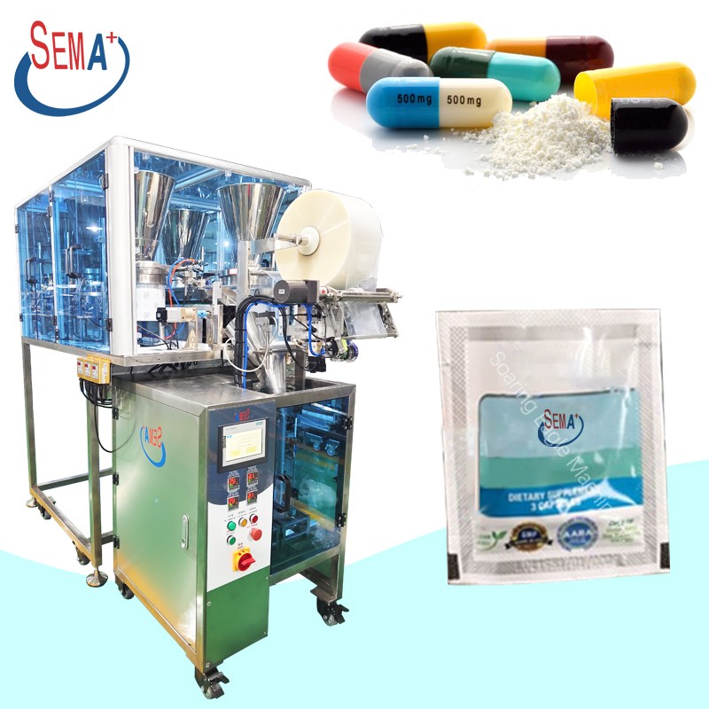 High Speed 6 7 8 Feeders Pills Tablets Pharma Medical Sachet Packaging Machine High Speed 6 7 8 Feeders Pills Tablets Pharma Medical Sachet Packaging Machine