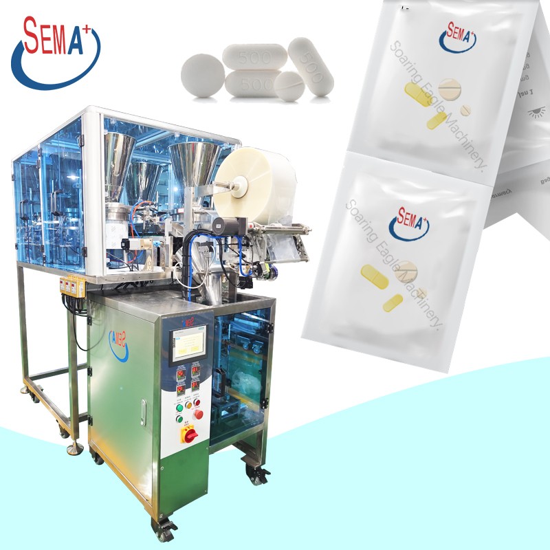 Multi Hopper High Speed High Accuracy Different Pills Tablets Sachet Packaging Machine