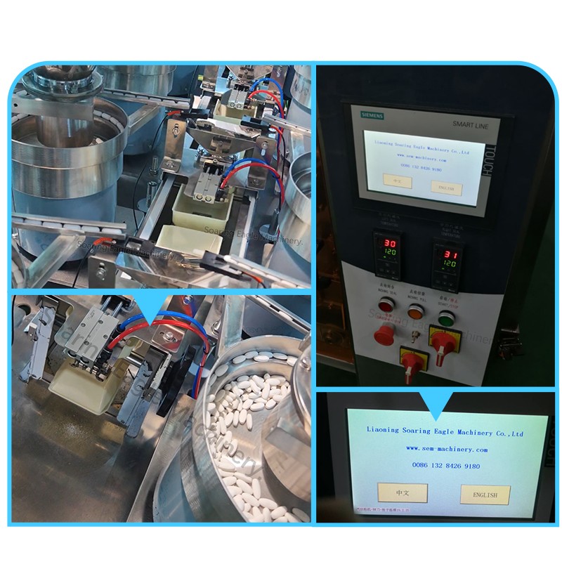 Easy Operation Beautiful Style Pharmaceutical Tablet Sachet Packing Machine