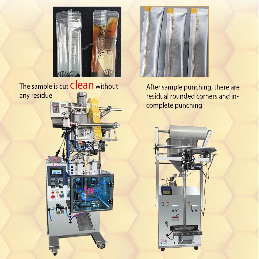 Automatic Liquid Sachet Bag Packing Machine for Honey Packaging pure honey stick pouch Bag forming filling sealing VFFS