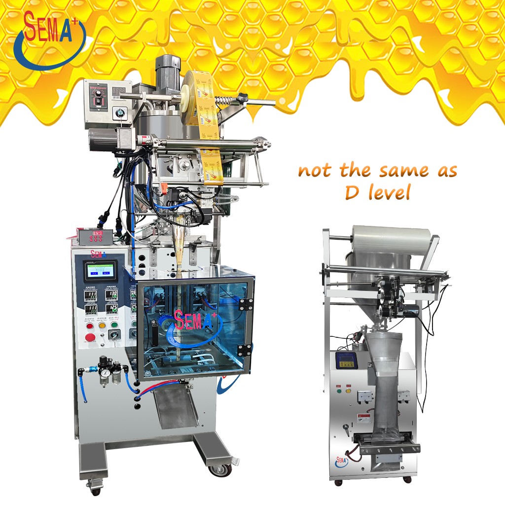 Automatic Liquid Sachet Bag Packing Machine for Honey Packaging pure honey stick pouch Bag forming filling sealing VFFS