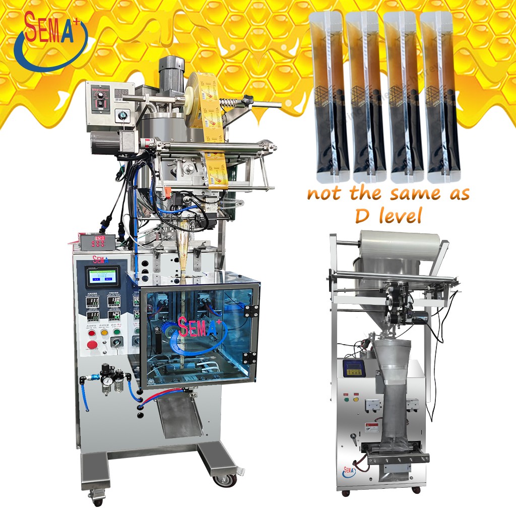 Automatic Vertical Honey Filling Sealing Stick Sachet Packing Machine