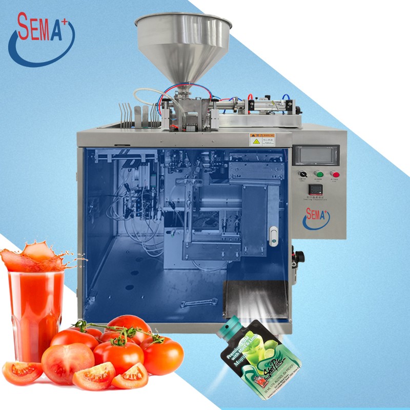Multi functional pre-made milk juice liquid small bags plastic bags small bags water filling machine