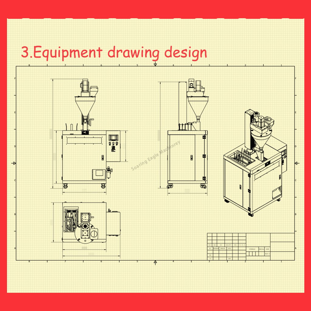 small equipment packaging and sealing machine standing bag powder sachet packaging machine