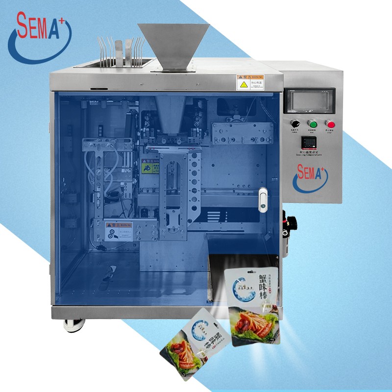 High quality premade pouch bag manule filling zipper bag sachet packing machine