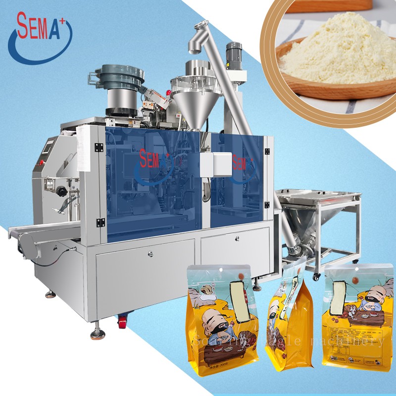 Automatic Prefabricated Bag Scoop Powder Packaging Machine Laundry Powder Zipper Bag Packaging Machine Automatic Prefabricated Bag Scoop Powder Packaging Machine Laundry Powder Zipper Bag Packaging Machine