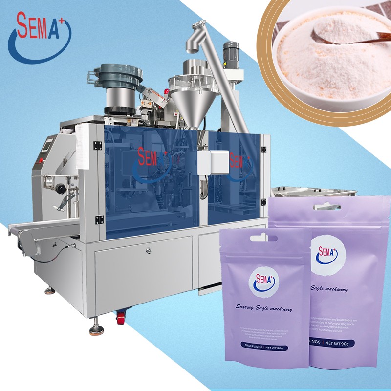 Automatic flour zipper bag feeding bag powder packaging machine standing bag powder packaging machine Automatic flour zipper bag feeding bag powder packaging machine standing bag powder packaging machine