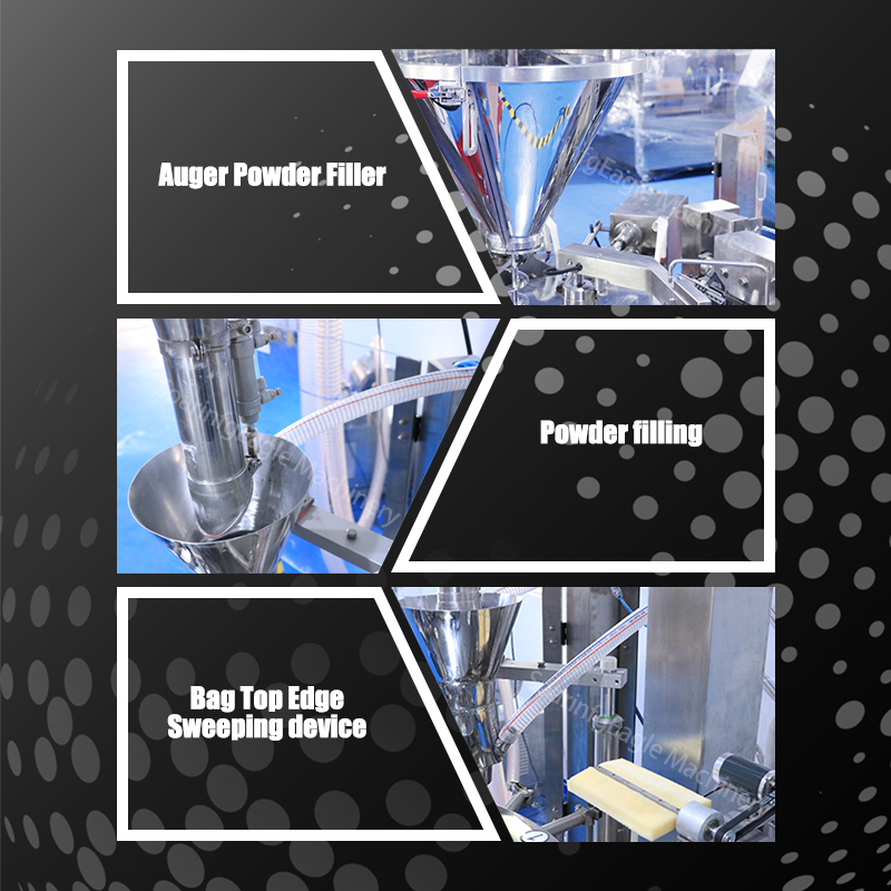 Automatic Doypack Premade Chilli Powder Flour Spice Coconut Granule Rice Vacuum Ziplock Bag Zipper Pouch Sachet Packing Machine Automatic Doypack Premade Chilli Powder Flour Spice Coconut Granule Rice Vacuum Ziplock Bag Zipper Pouch Sachet Packing Machine
