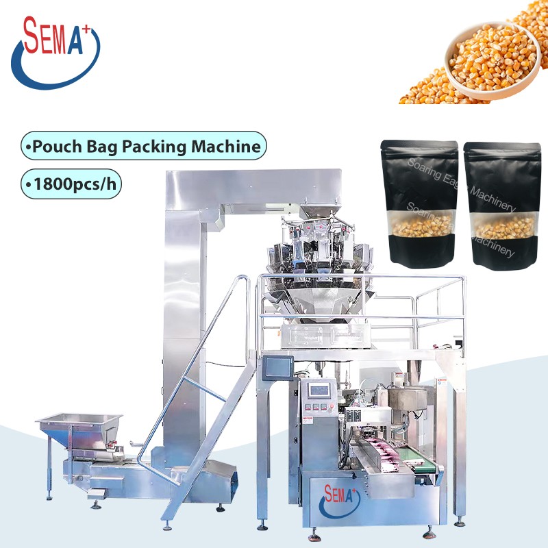 Automatic Granule Bag Making Snack Dried Fruits and Seeds Grain Pouch Premade Bag Packing Machine Automatic Granule Bag Making Snack Dried Fruits and Seeds Grain Pouch Premade Bag Packing Machine