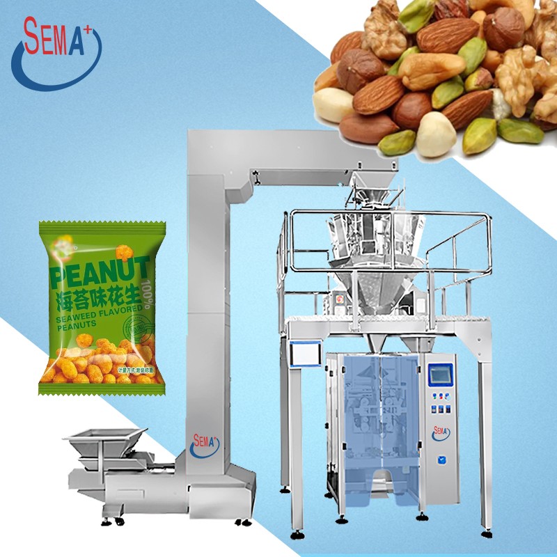 Fully Automatic Vertical Nut Pouch Bag Packing Machine For Potato Chip Hardware Accessories Fully Automatic Vertical Nut Pouch Bag Packing Machine For Potato Chip Hardware Accessories