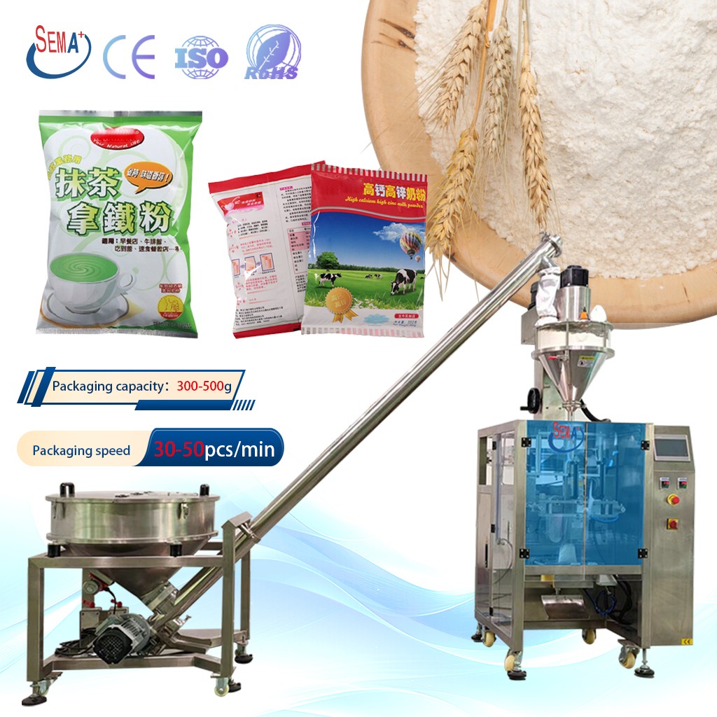 Economical Vertical Pouch Bag Packaging Milk Protein Pouch Bag Packing Machine For Powder