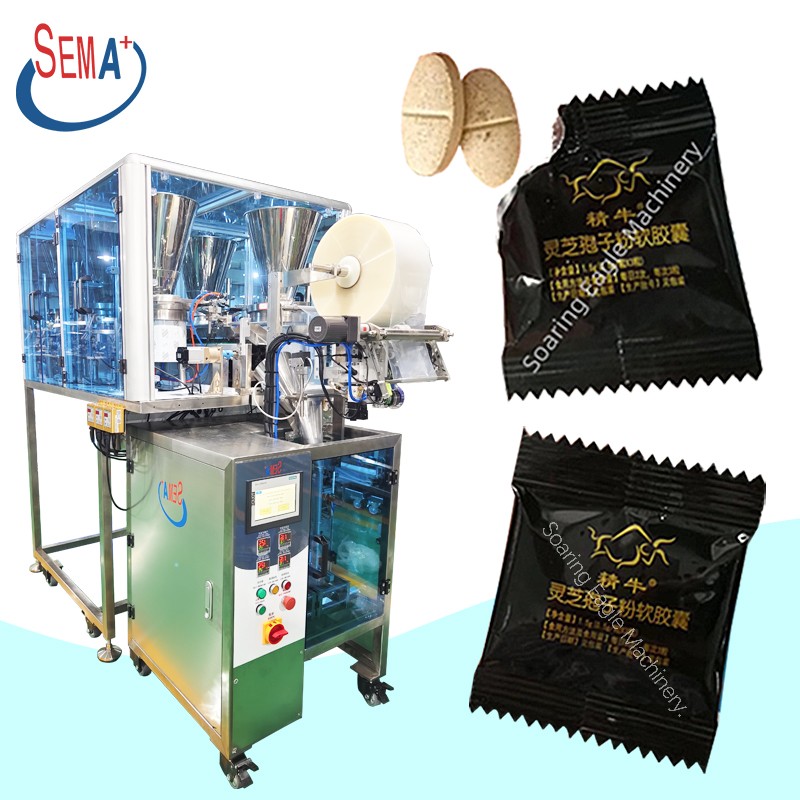 Small Pouch Tablet Capsule Multi Hopper High Speed High Accuracy Sachet Packaging Machine