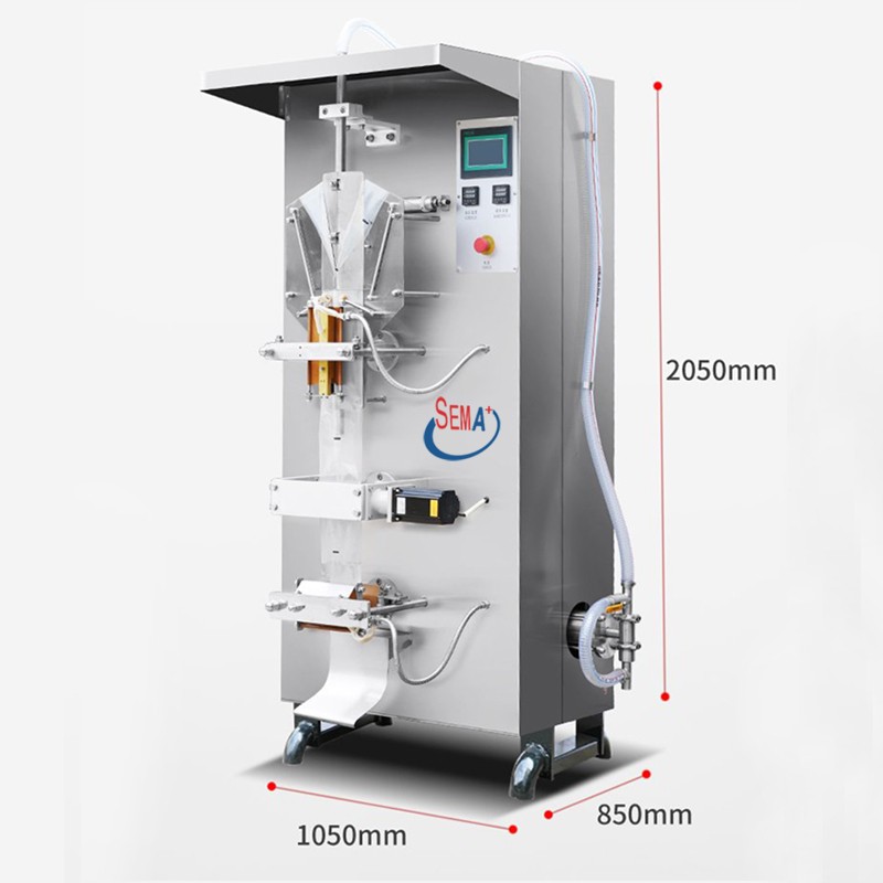 50-500ml automatic small sachet liquid coil printing machine sachet water filling packing machine