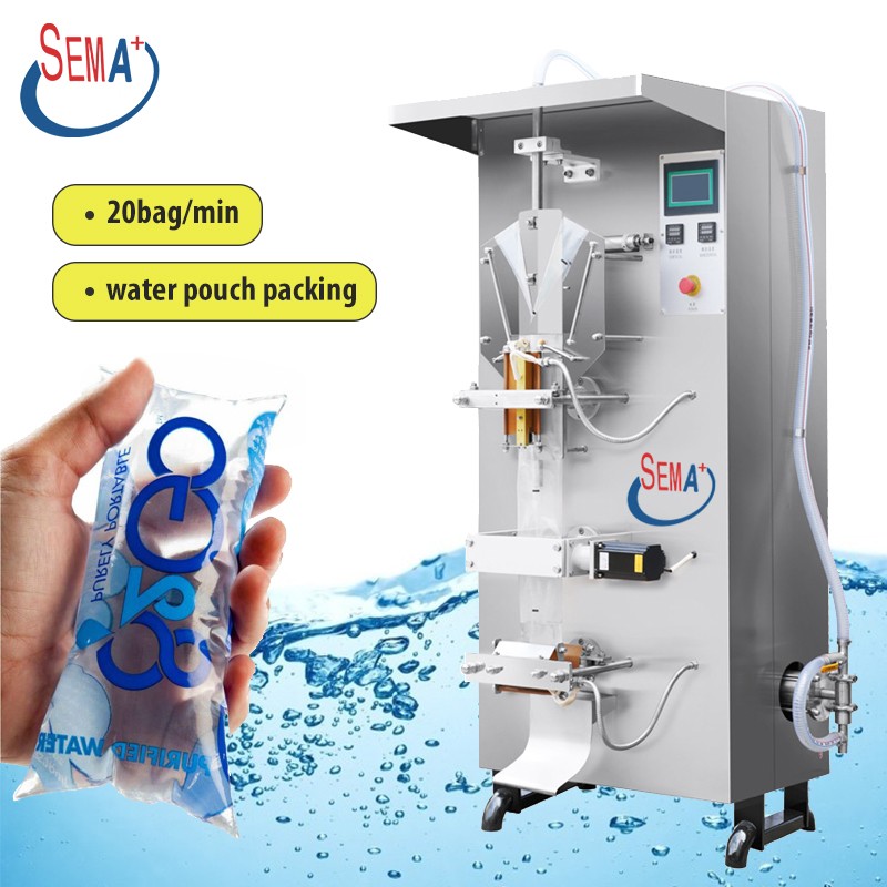 50-500ml automatic small sachet liquid coil printing machine sachet water filling packing machine