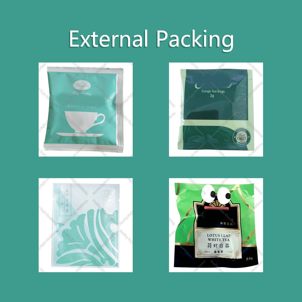 1g-100g Automatic Tea Bag Filter Paper Tea Powder Sachet Pouch Packing Machine With Three Four Side Sealing Outer Sachet Machine 1g-100g Automatic Tea Bag Filter Paper Tea Powder Sachet Pouch Packing Machine With Three Four Side Sealing Outer Sachet Machine