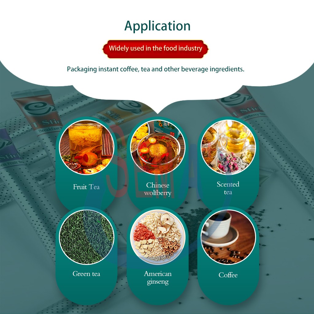 Fully automatic tea bag inner and outer sachet packaging filling machine