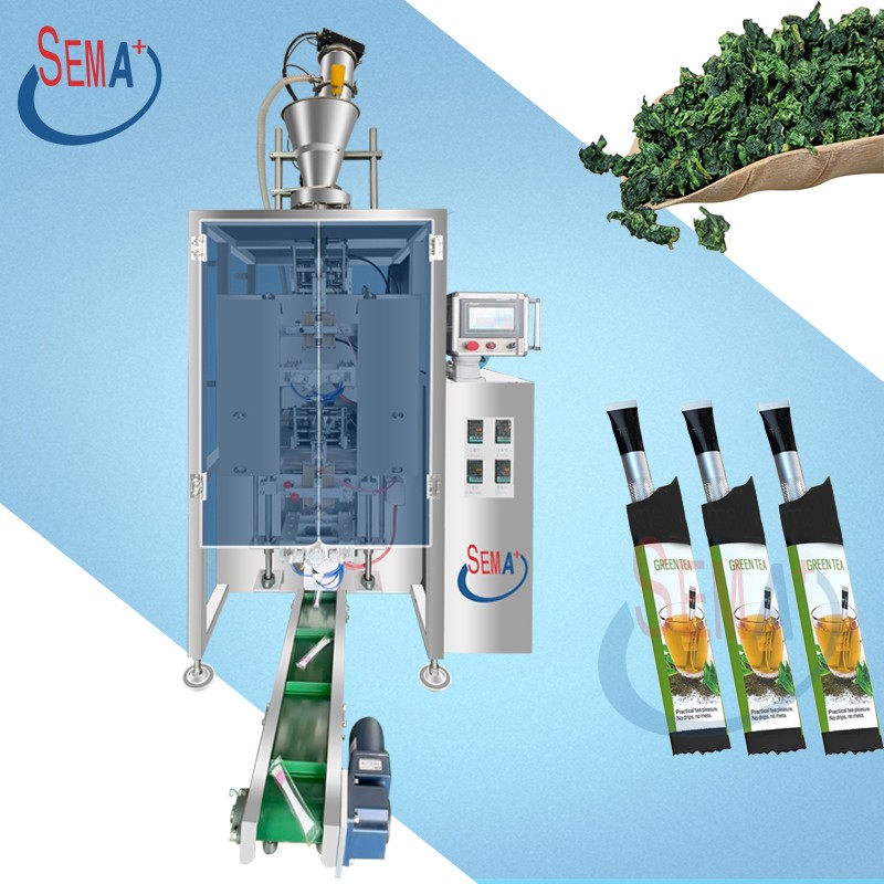 Fully automatic tea bag inner and outer sachet packaging filling machine