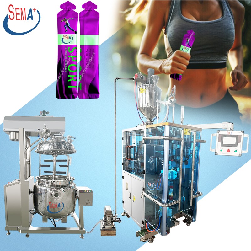 Automatic Energy Gel Sports Nutrition Irregular Shaped Bag stick Packing Machine