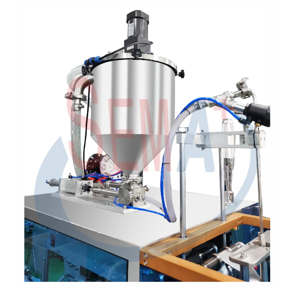 Fully automatic vertical packaging chocolate liquid coffee filling sachet packing machine Fully automatic vertical packaging chocolate liquid coffee filling sachet packing machine