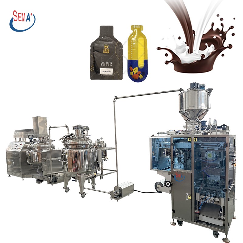 Emulsification Tank High speed full automatic filling sealing multi lanes packing stick honey sachet packaging machine Emulsification Tank High speed full automatic filling sealing multi lanes packing stick honey sachet packaging machine
