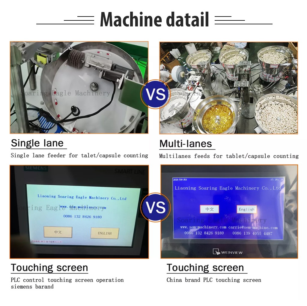 Full Automatic Tablet Pill Capsule Sachet Packing Machine Form Fill Seal Machine