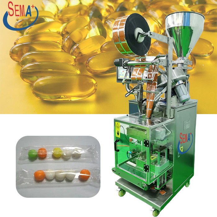 Full Automatic Tablet Pill Capsule Sachet Packing Machine Form Fill Seal Machine