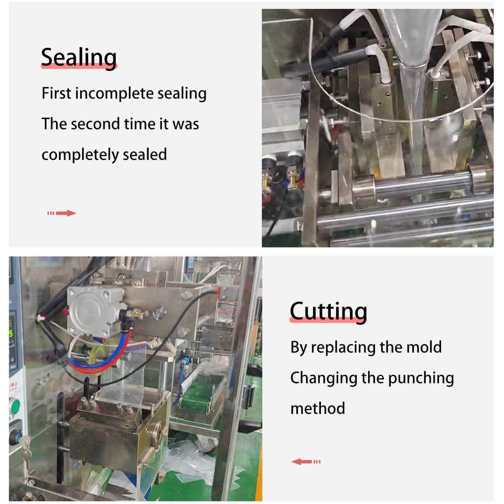 Automatic Two Products Linking Vegetable Edible Lubricant Cooking Oil Sachet Packing Machine Automatic Two Products Linking Vegetable Edible Lubricant Cooking Oil Sachet Packing Machine