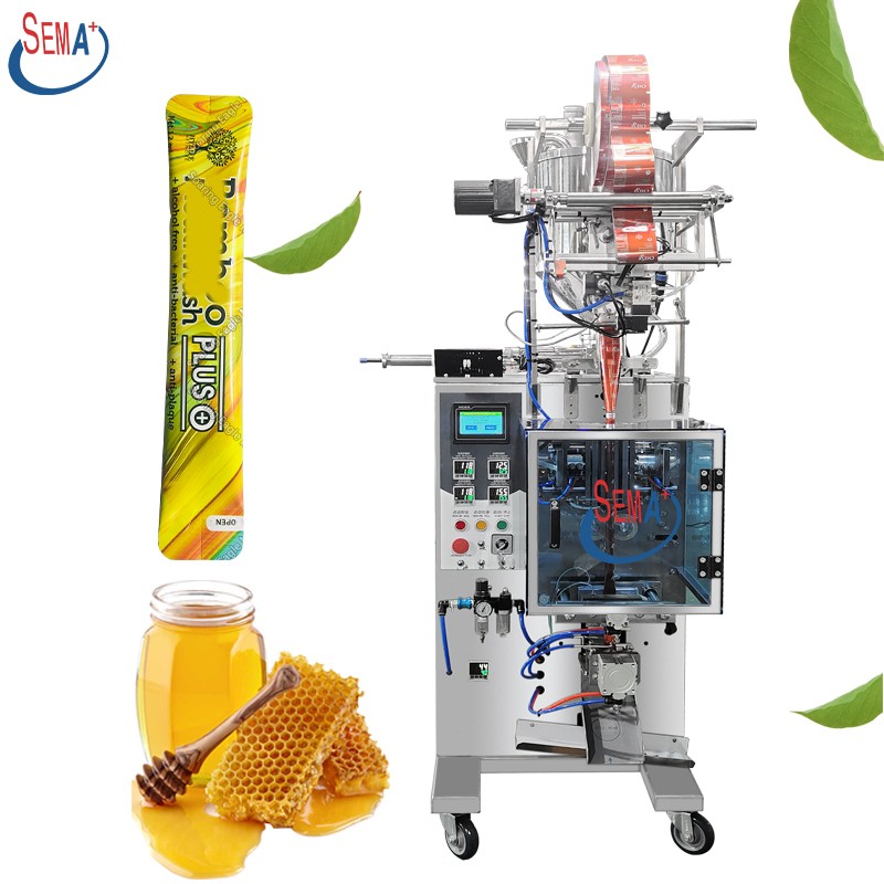 Automatic Honey Bag Packing Machine Viscous Liquid Honey Sachet Filling Packing Machine Honey Stick Packaging Machine
