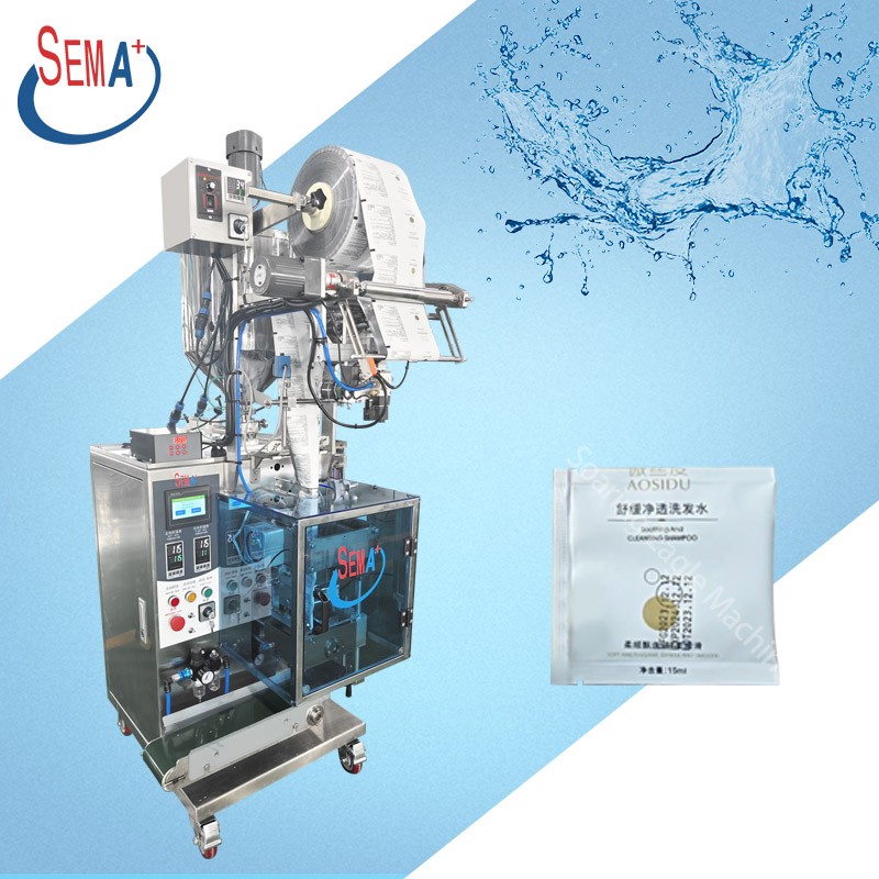 Automatic liquid gel cosmetic cream sachet packaging machine