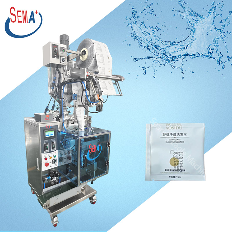Automatic liquid gel cosmetic cream sachet packaging machine