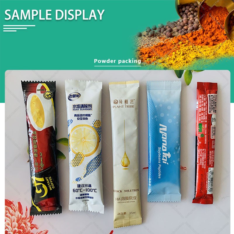 Multifunction Spice Soda Paprika Powder coffee Sugar Salt Granule Forming Filling Sealing Sachet Packaging Machine
