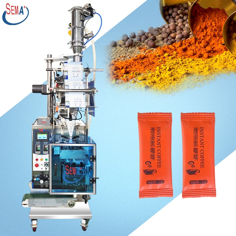 Multifunction Spice Soda Paprika Powder coffee Sugar Salt Granule Forming Filling Sealing Sachet Packaging Machine