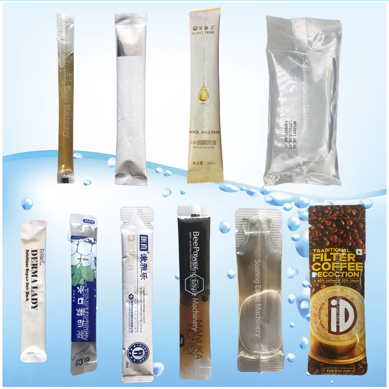 Full Automatic Bagging Drinking Mouthwash Sachet Liquid Filling Packing Machine