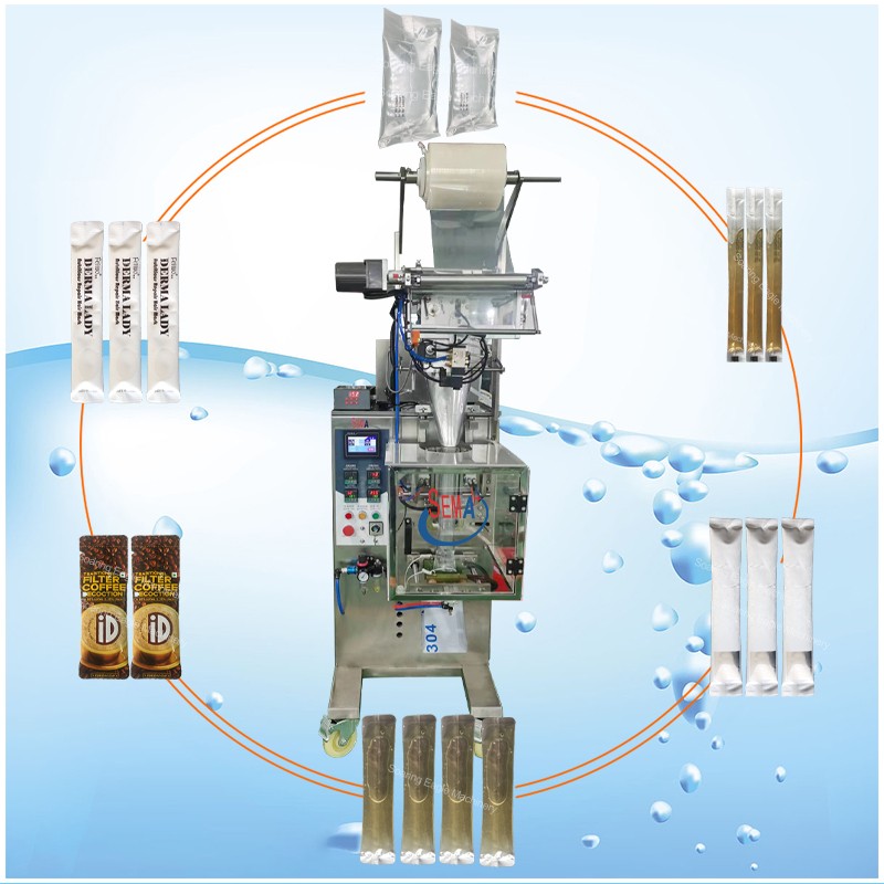 Full Automatic Bagging Drinking Mouthwash Sachet Liquid Filling Packing Machine