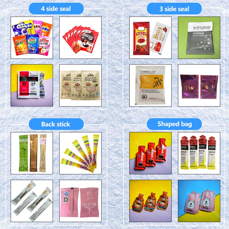 3 Side Sealing Protein Sugar Mixing Instant Juice Powder Sachet Powder Packaging Machine 3 Side Sealing Protein Sugar Mixing Instant Juice Powder Sachet Powder Packaging Machine