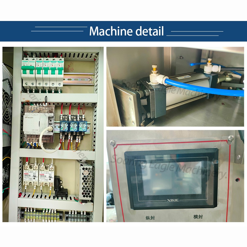 Juice honey syrup ketchup masala sauce peanut butter paste filling sachet sealing oil liquid cream sachet packing machine