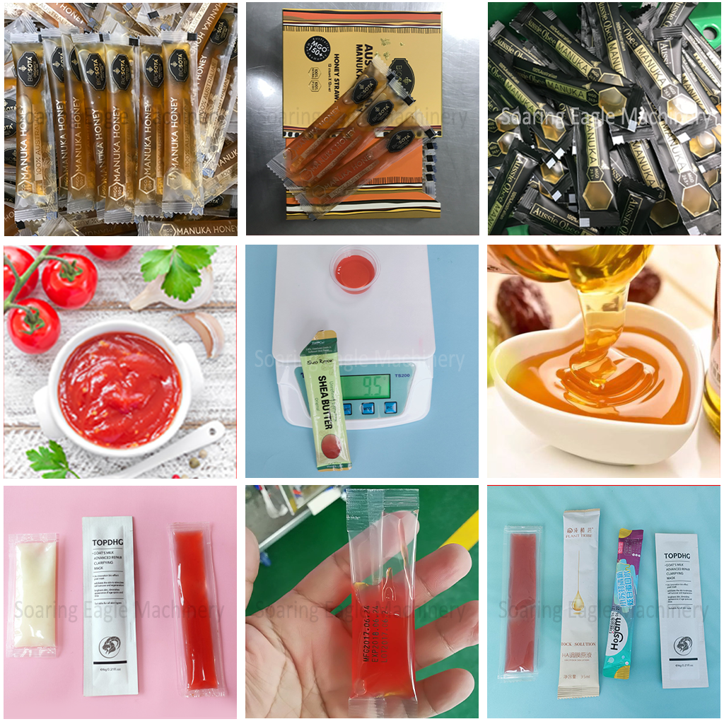 Automatic bagged tomato sauce honey liquid tomato sauce sachet packaging machine Automatic bagged tomato sauce honey liquid tomato sauce sachet packaging machine