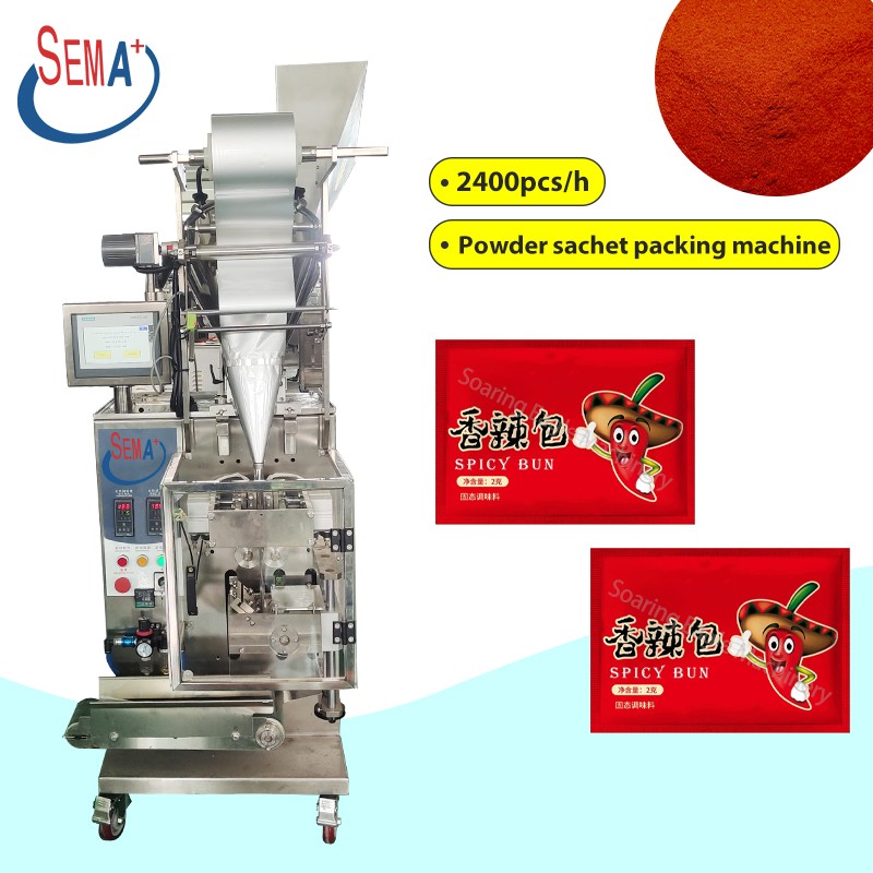 High speed milk powder garlic powder sachet packing machine