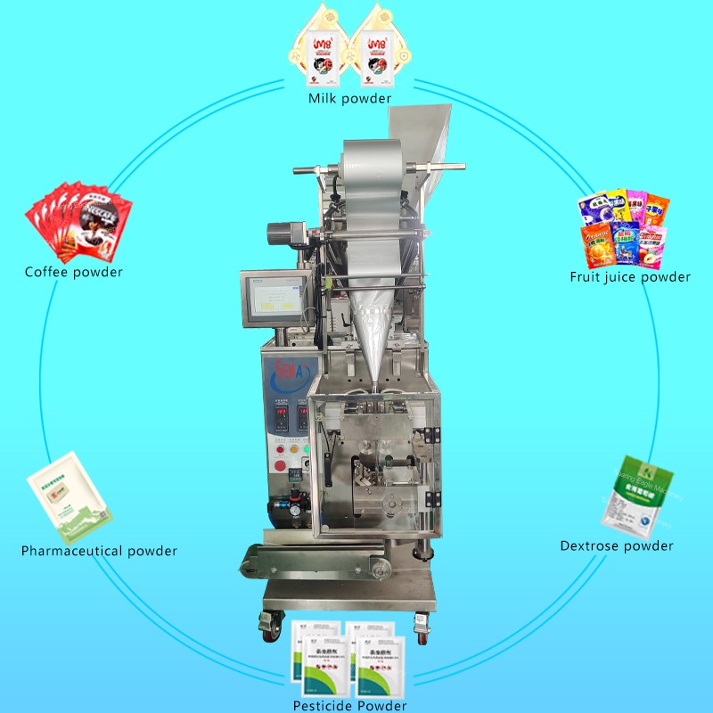High quality four sides sealing chilli powder sachet packing machine