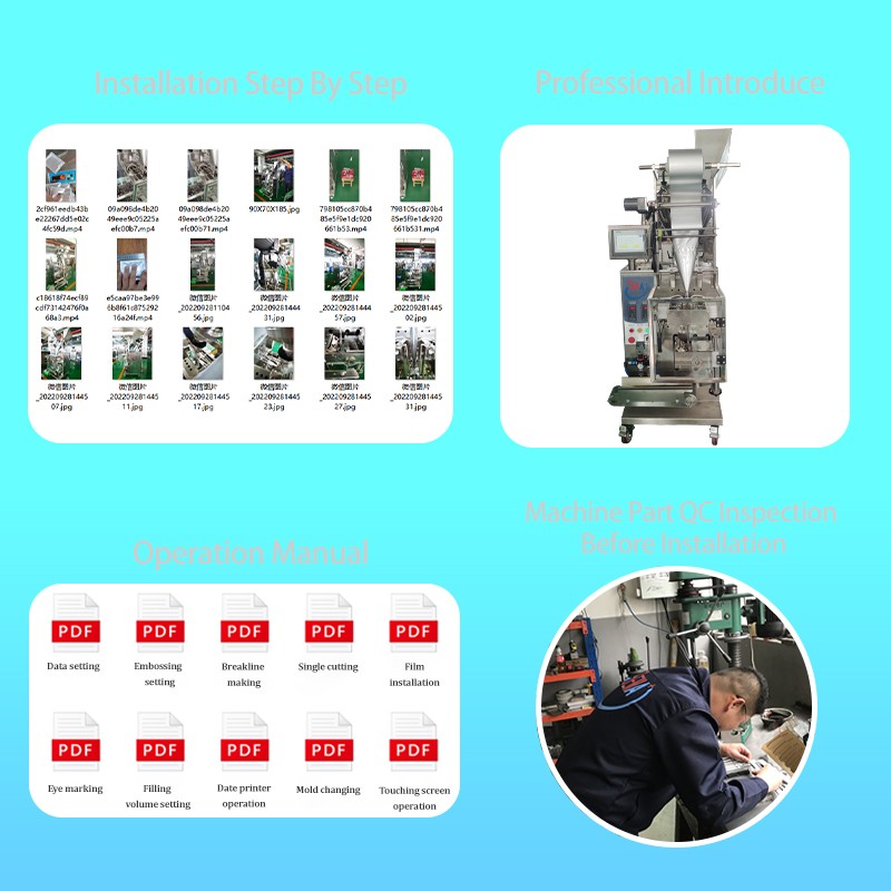 High quality four sides sealing chilli powder sachet packing machine