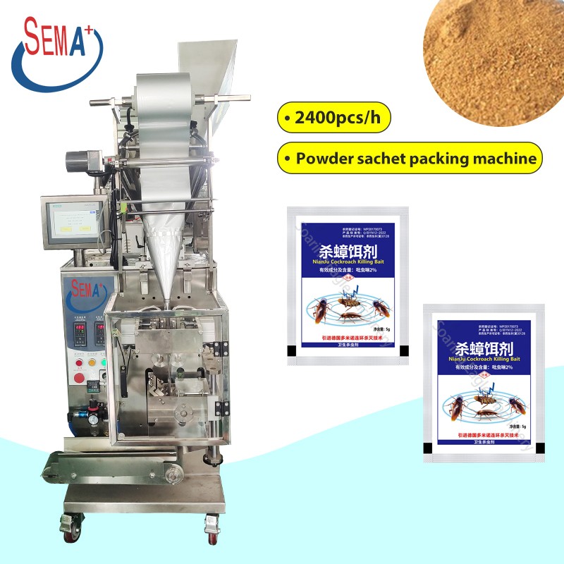 High quality four sides sealing chilli powder sachet packing machine