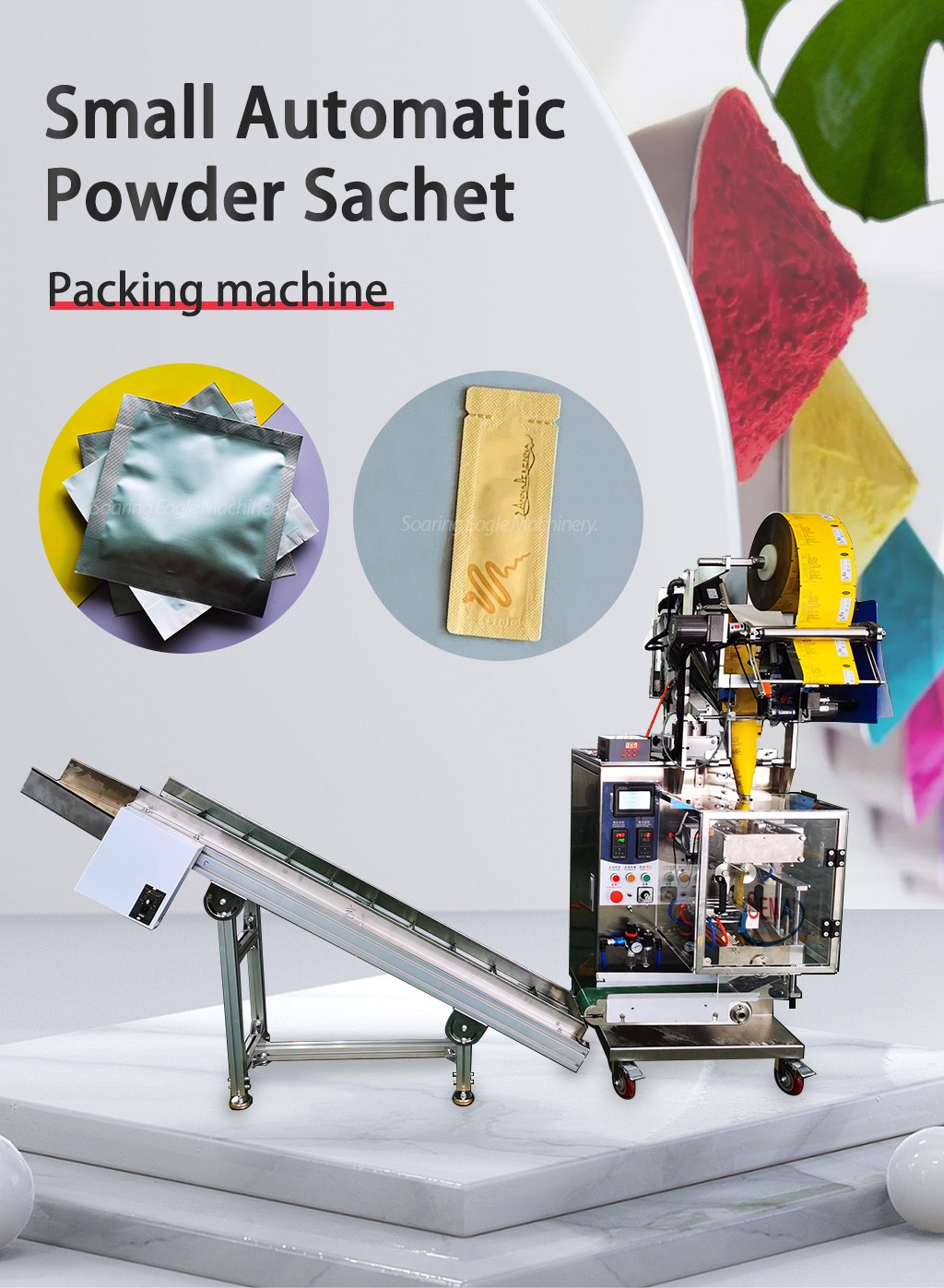 Multi-function automatic auger filler milk chocolate powder sachet packing machine Multi-function automatic auger filler milk chocolate powder sachet packing machine