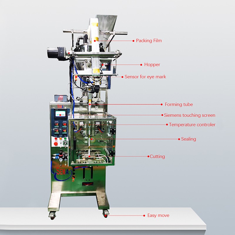 Vertical powder sachet packing machine for chili powder Vertical powder sachet packing machine for chili powder
