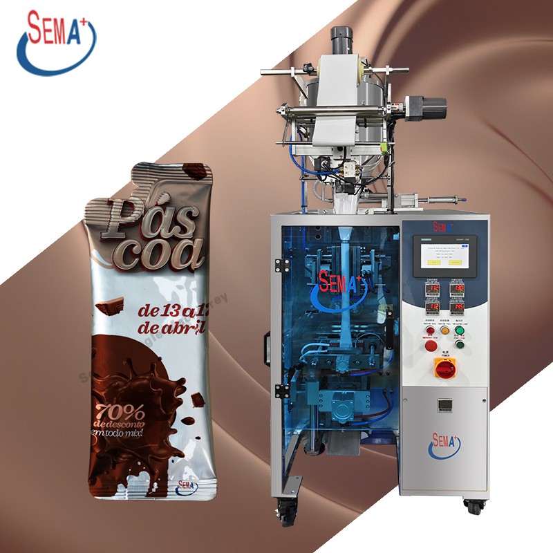 Fully automatic chocolate sauce sachet packaging machine