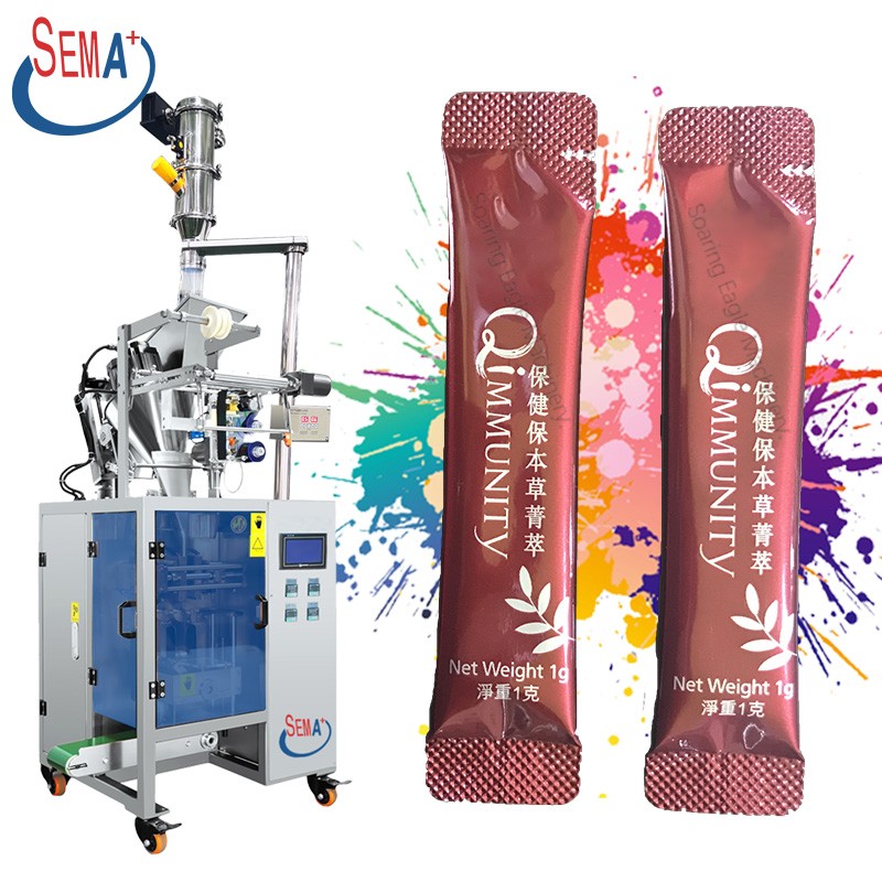 Automatic Vertical Sachets Spice Powder Coffee Grain Flour Tea Protein Milk Powder Bag Packing Machine