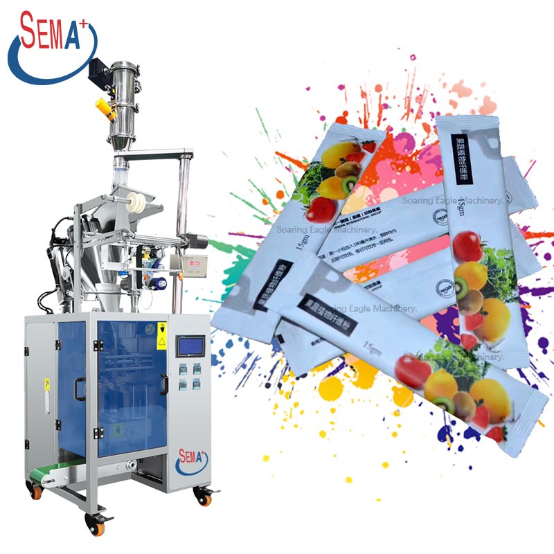 Automatic powder sachet form fill seal packing machine